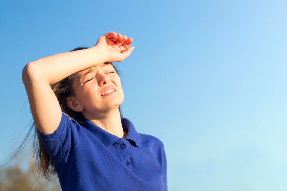 What is the best time of day to go out during sweltering temperatures?