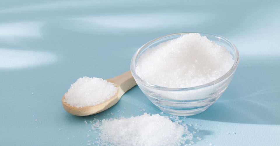 A type of salt as an idea to help with hemorrhoids