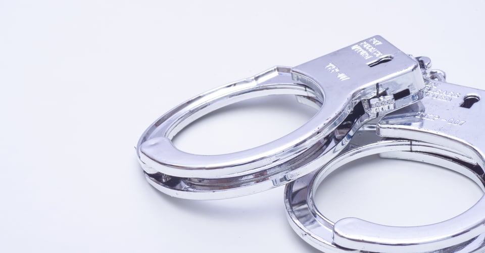 Handcuffs for a criminal