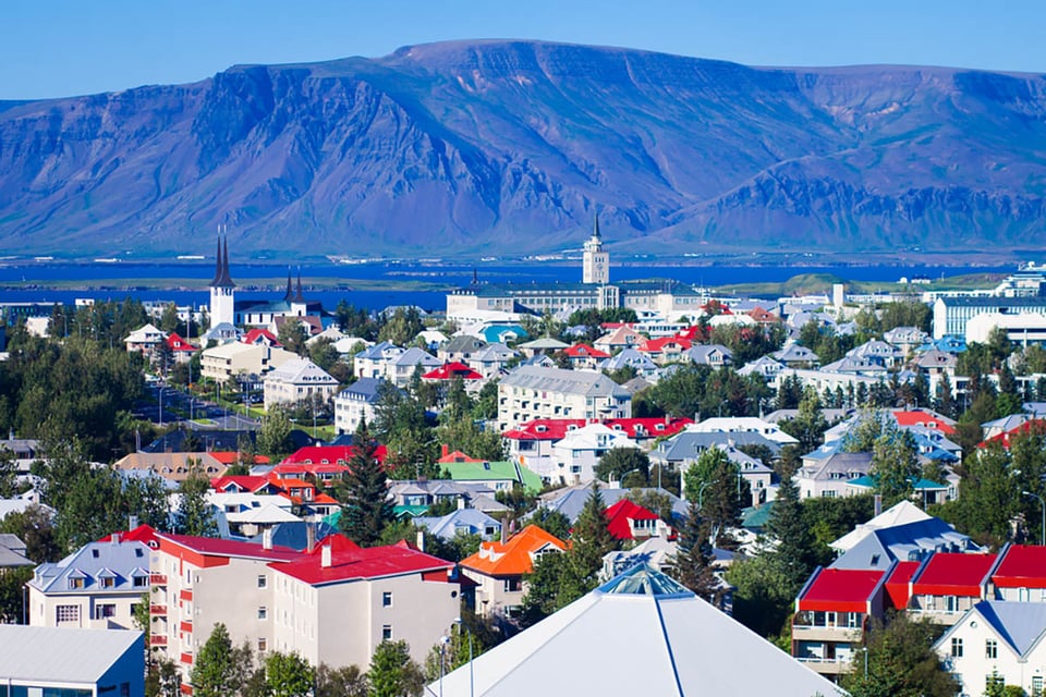 Reykjavik, Iceland, city, mountains, MundoNOW