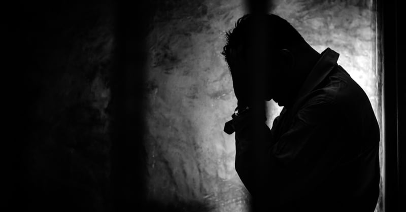 Man in jail for safety of someone or something