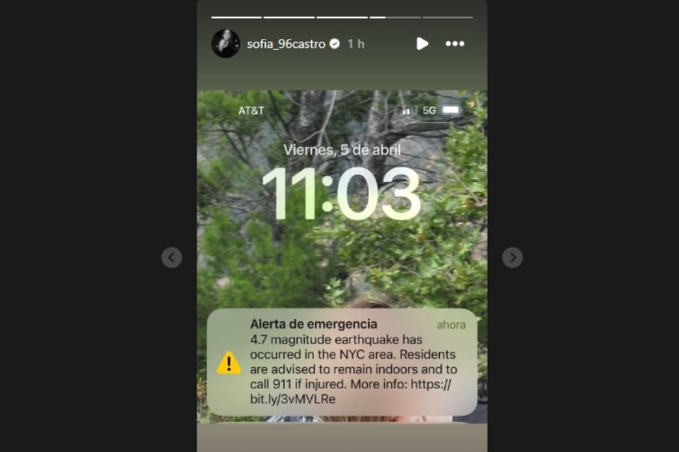 Instagram, hermana, crisis, magnitud sismo, mundonow