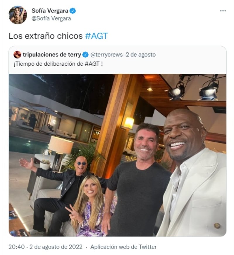 Sofía Vergara juez America's Got Talent: Pone en alto a los latinos