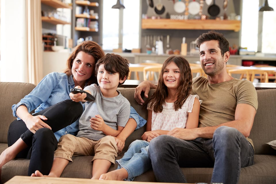 spanish, language, TV, family, watching televison