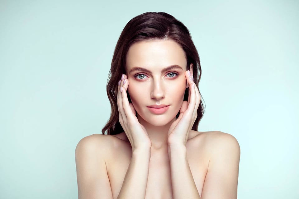 spring skincare routine, woman, face, beauty