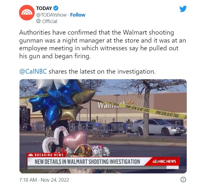 Walmart employee recounts chilling details of deadly shooting