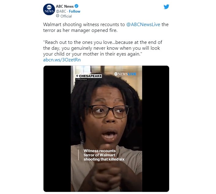 Walmart employee recounts chilling details of deadly shooting