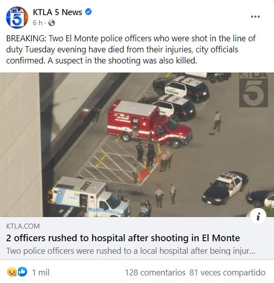Shooting at El Monte motel leaves two police officers dead