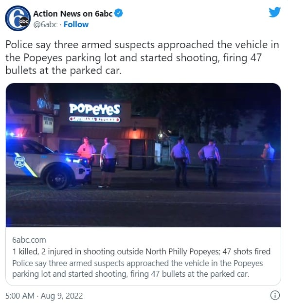 Popeyes shooting employee dead injured