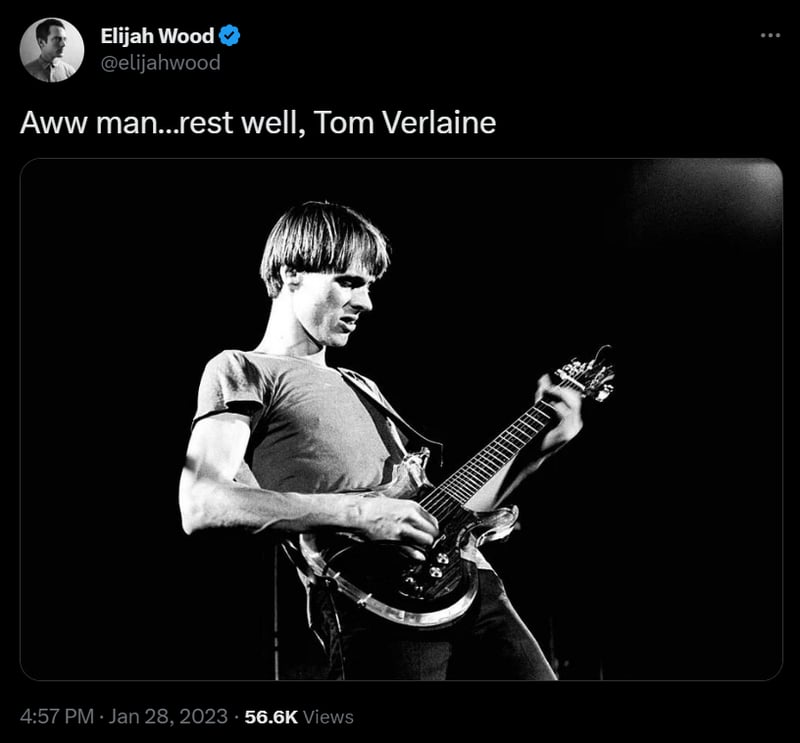 Verlaine's career in "TV"