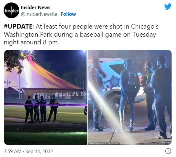 Mass shooting in Chicago Washington Park