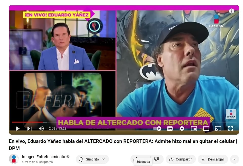 Eduardo Yáñez Assaulted a Reporter, interview, Paty Cuevas, First Hand program, MundoNOW