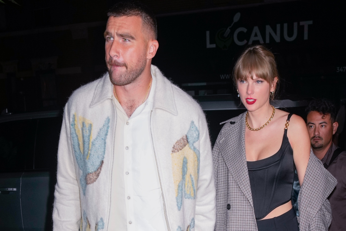 Taylor Swift in a bikini on vacation with Travis Kelce