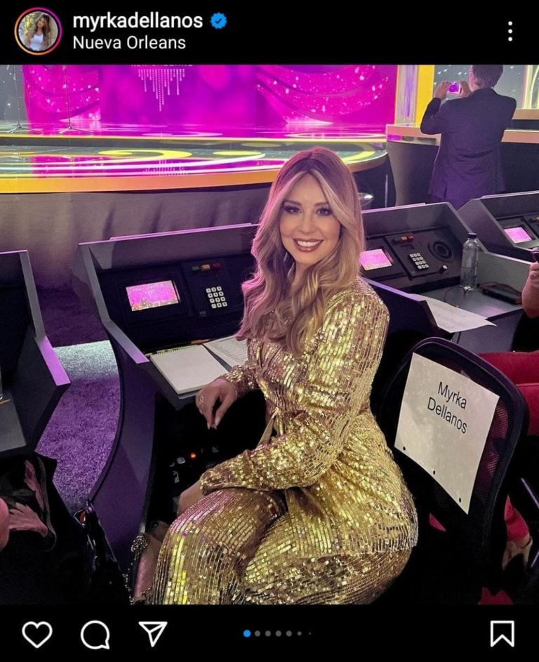 Myrka Dellanos outshines the Miss Universe contestants with her beauty